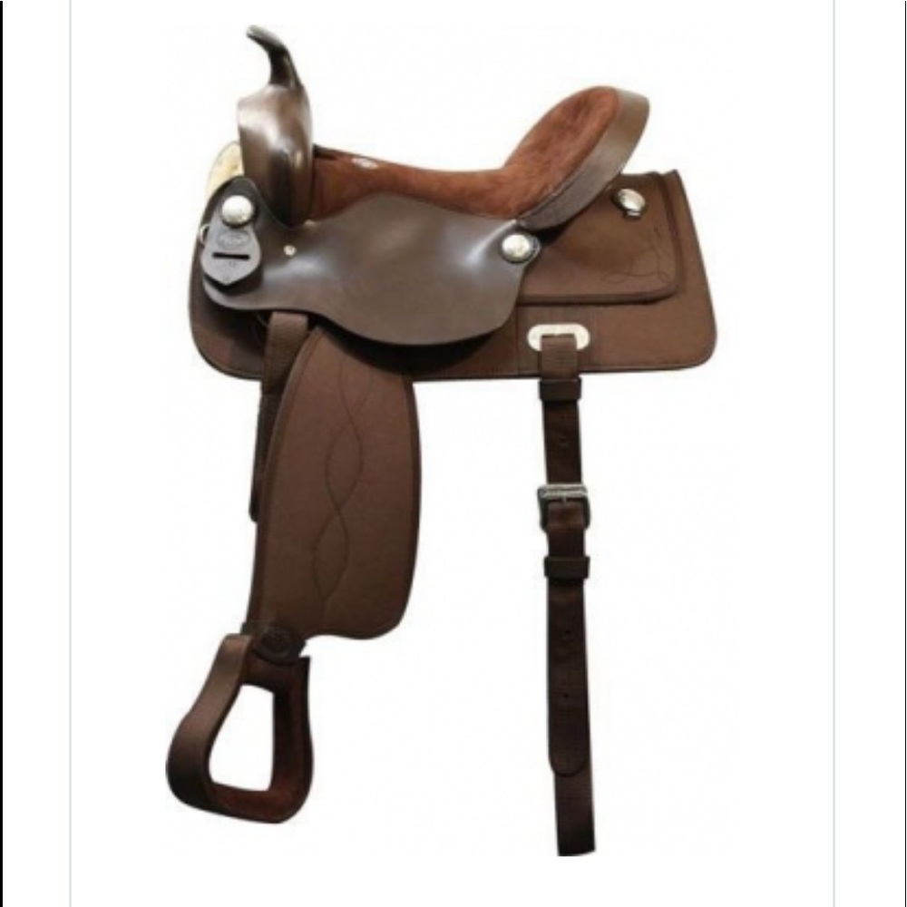 Double T Saddlery synthetic cordura  saddle